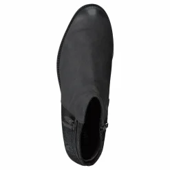 Caprice Country Black Nubuc Combo Svart Outlet