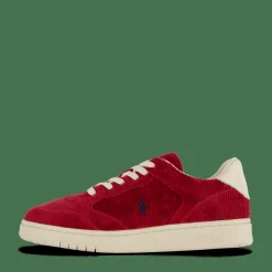 Polo Ralph Lauren Court Corduroy Low-Top Sneaker Röd Clearance