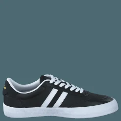 Polo Ralph Lauren Court Leather Sneaker Black/White Svart Outlet