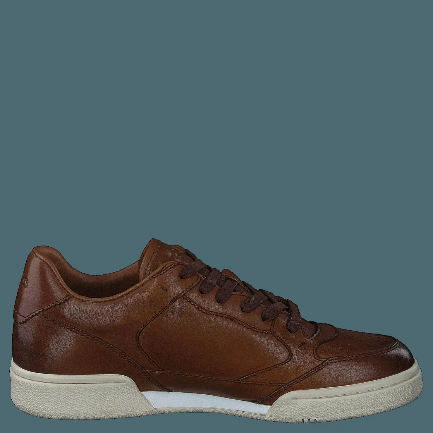 Polo Ralph Lauren Court Leather Sneaker Pale Russet Brun Sale