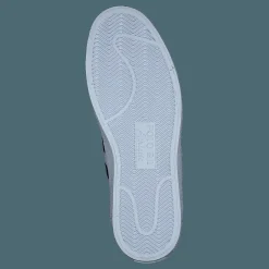 Polo Ralph Lauren Court Leather Sneaker White/Black Vit Outlet