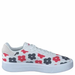 adidas Court Platform CLN Shoes Cloud White / Cloud White / Cloud White Vit och Flerfärgad Clearance