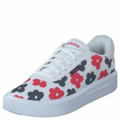 adidas Court Platform CLN Shoes Cloud White / Cloud White / Cloud White Vit och Flerfärgad Clearance