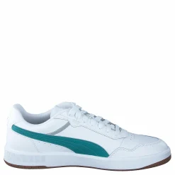 Puma Court Ultra White-green Lagoon- G Vit och Grön Clearance