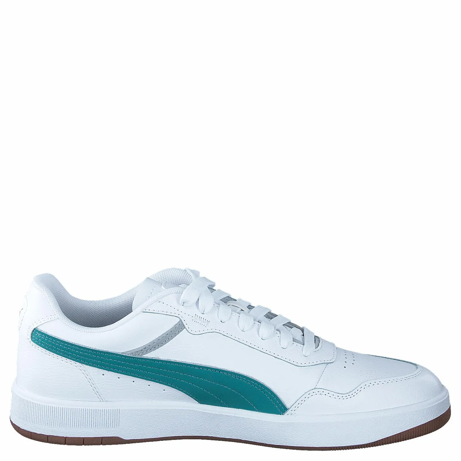 Puma Court Ultra White-green Lagoon- G Vit och Grön Clearance
