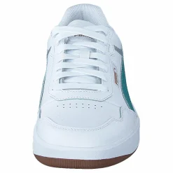 Puma Court Ultra White-green Lagoon- G Vit och Grön Clearance