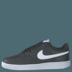 Nike Court Vision Low Women's Shoes BLACK/WHITE Grå Clearance