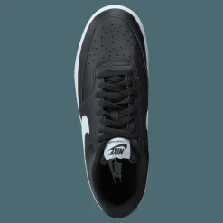 Nike Court Vision Low Women's Shoes BLACK/WHITE Grå Clearance