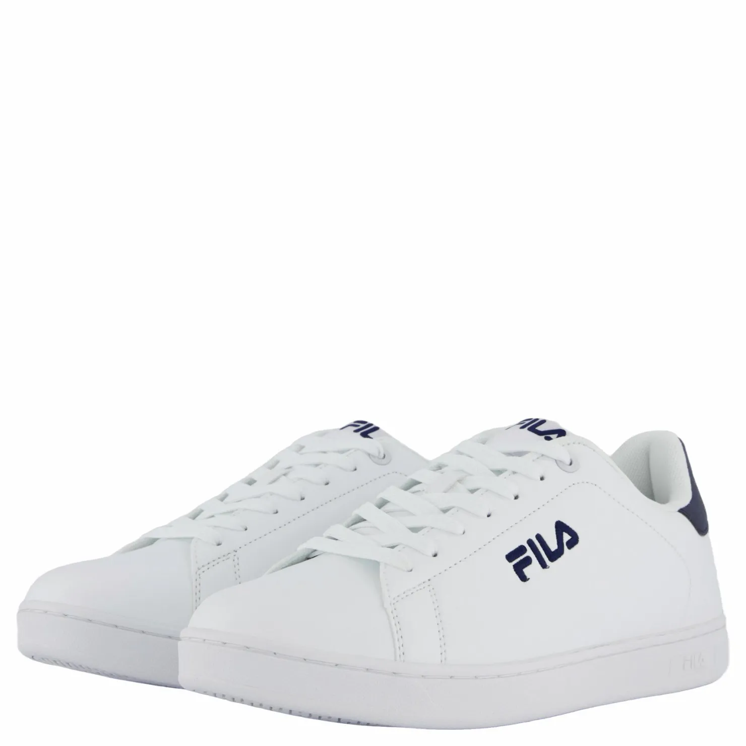 Fila Courtbay Linear White- Navy Vit Clearance