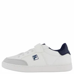 Fila Courtbay Velcro Kids White- Navy Vit Online