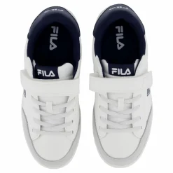 Fila Courtbay Velcro Kids White- Navy Vit Online