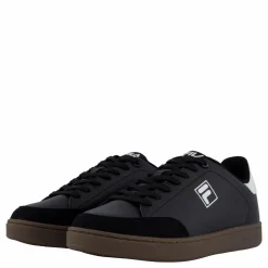 Fila Courtbay Wmn Black-white Svart Clearance