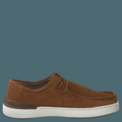 Clarks Courtlitewally Cognac Suede Brun New