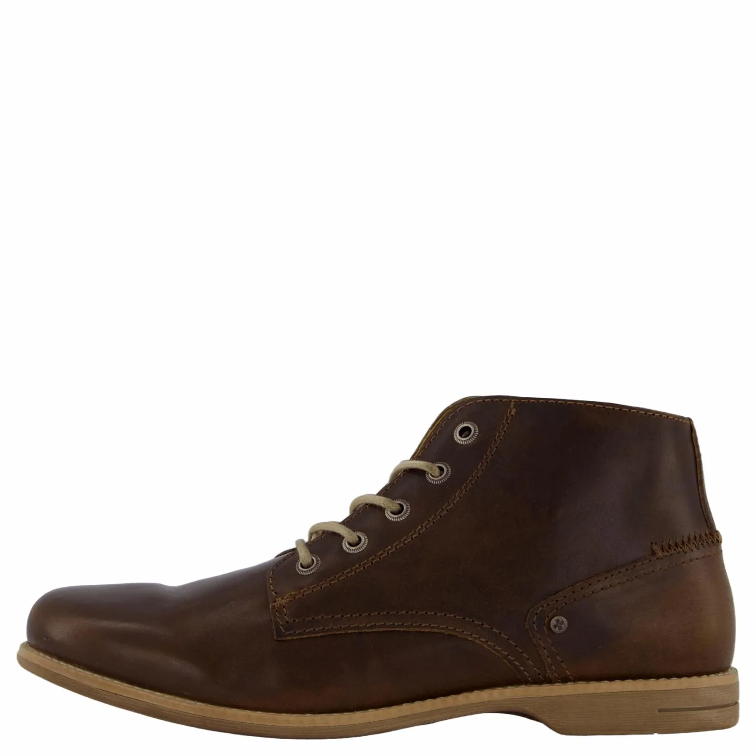 Sneaky Steve Crasher Leather Shoe Cognac Texas Brun
