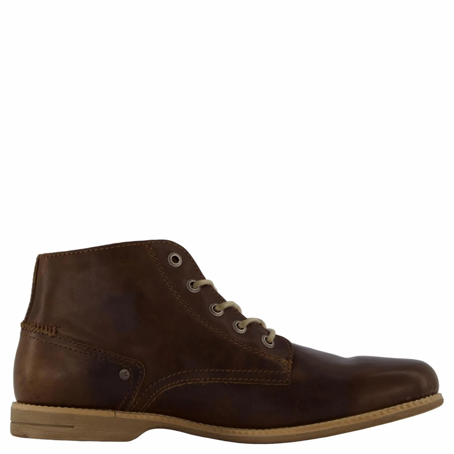 Sneaky Steve Crasher Leather Shoe Cognac Texas Brun