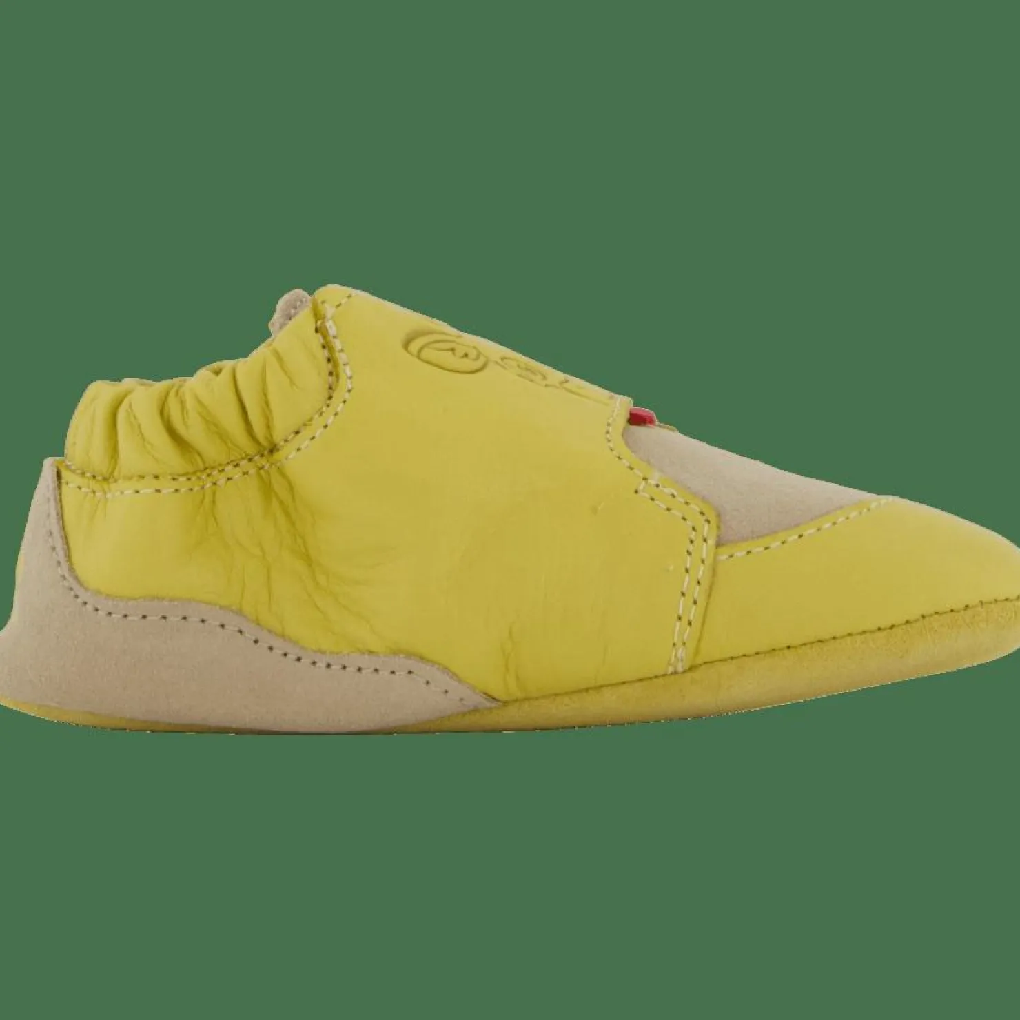 Affenzahn Crawling Shoe Leather Crawly Giraffe Yellow Outlet