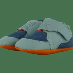 Affenzahn Crawling Shoe Leather Crawly Bunny Blue