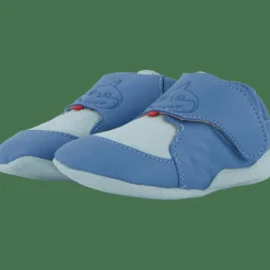 Affenzahn Crawling Shoe Leather Crawly Shark Blue Best