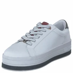 Tommy Hilfiger Croc Print Flatform Cupsole Rwb Blå New