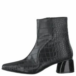 NA-KD Croco Basic Boots Black Svart Online