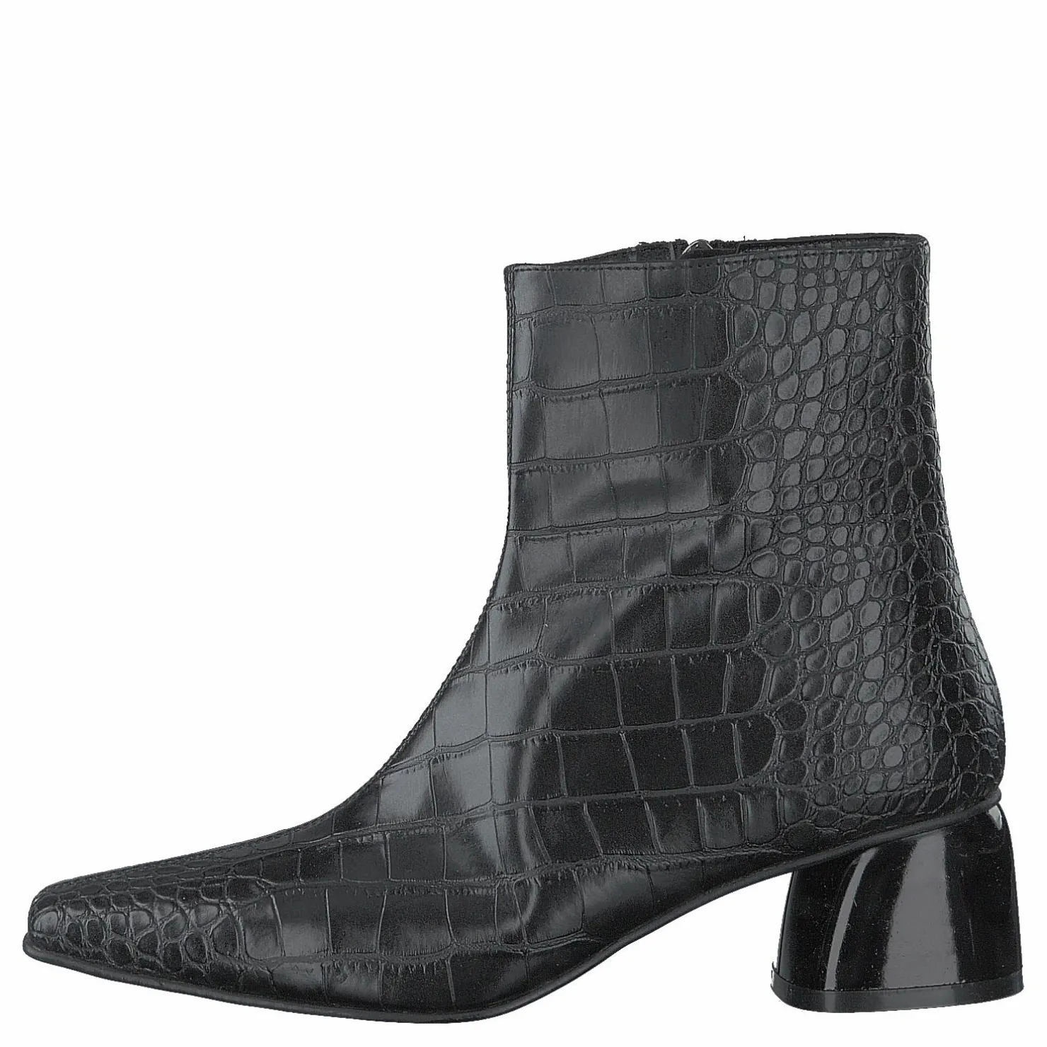 NA-KD Croco Basic Boots Black Svart Online