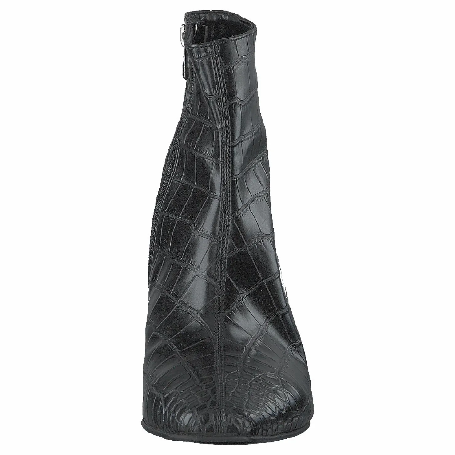 NA-KD Croco Basic Boots Black Svart Online