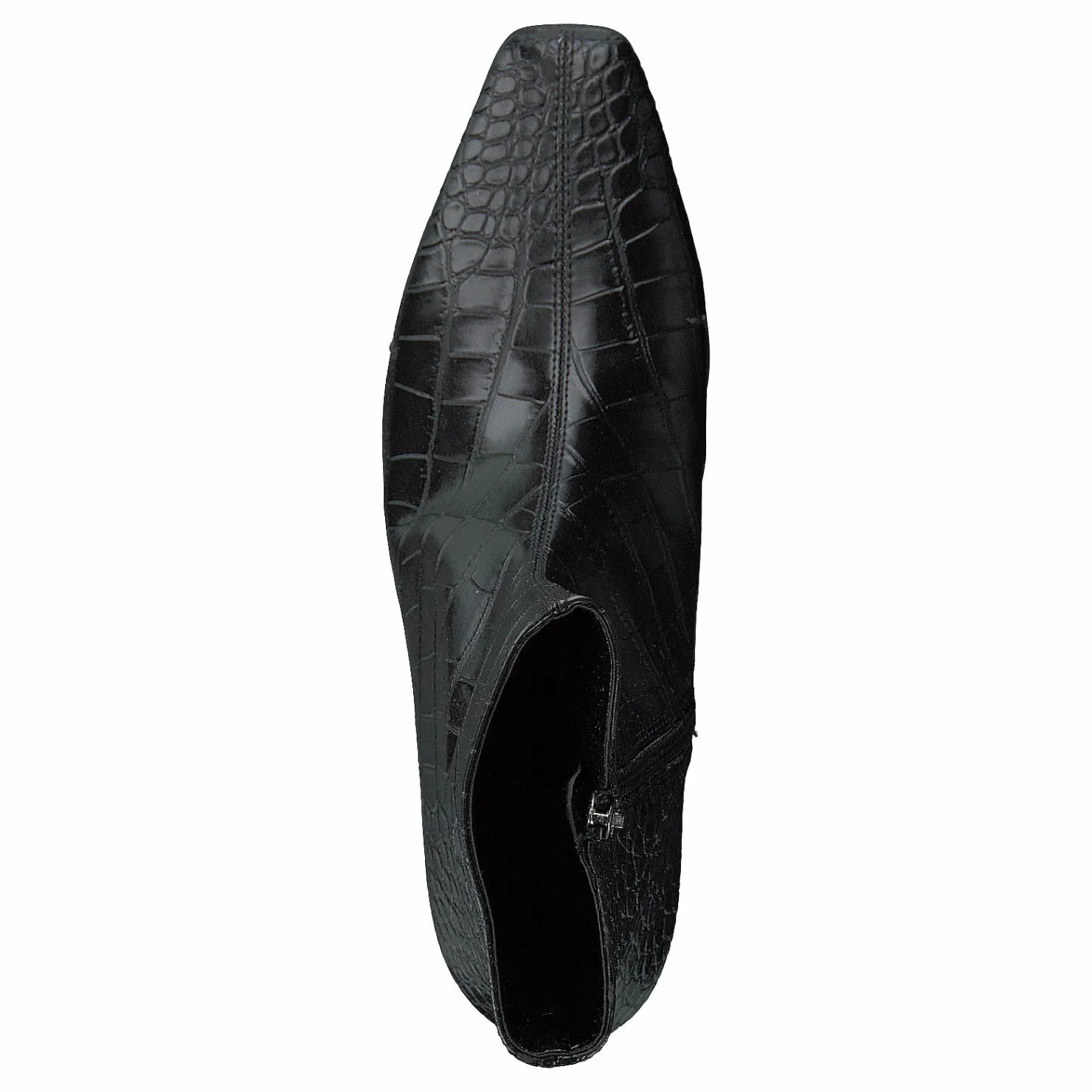 NA-KD Croco Basic Boots Black Svart Online