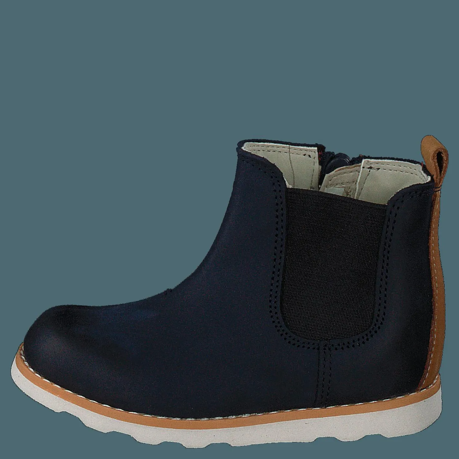 Clarks Crown Halo T Navy Leather Blå
