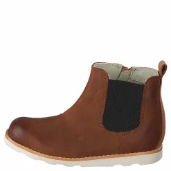 Clarks Crown Halo T Tan Leather Brun Online