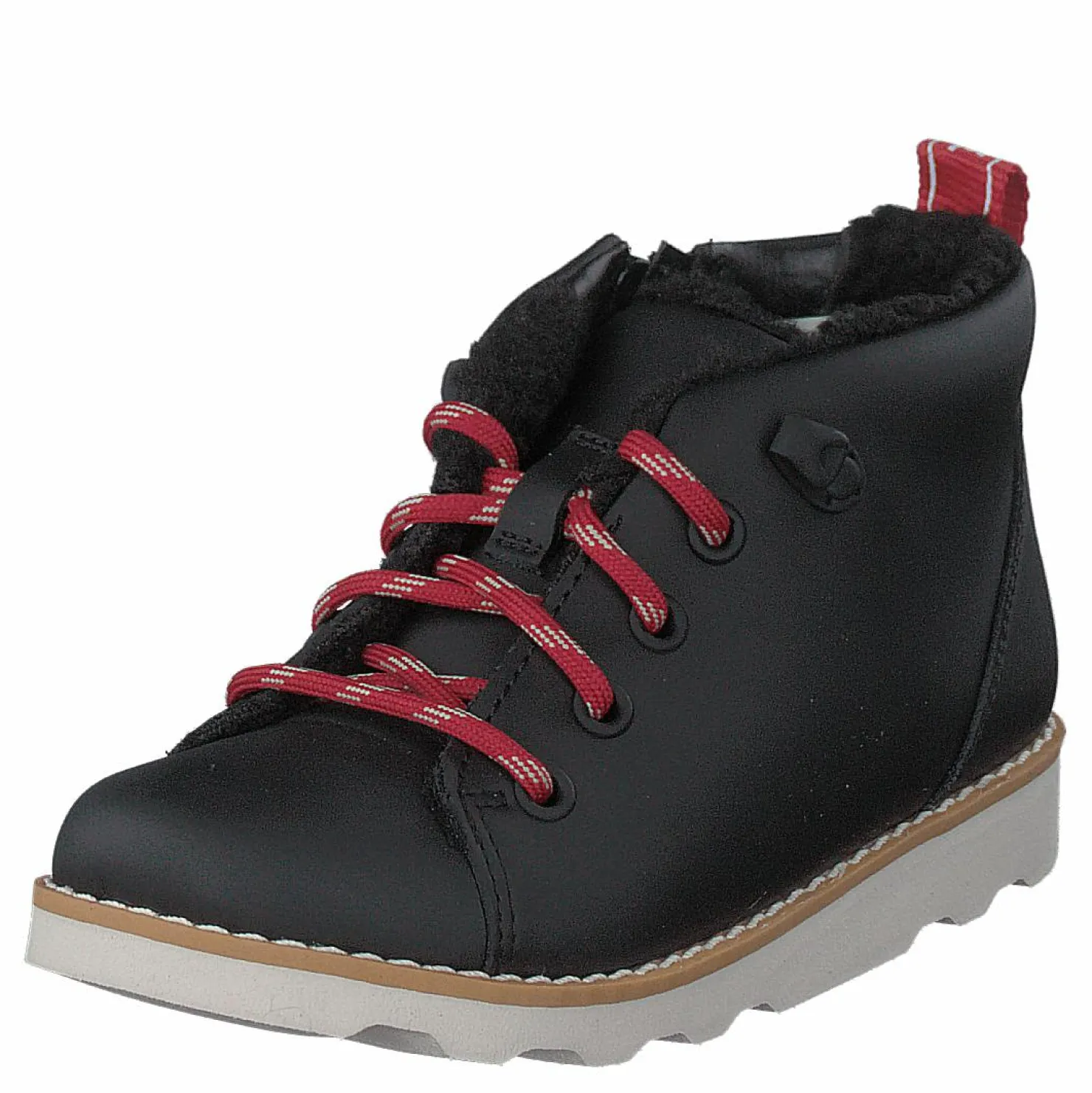 Clarks Crown Tor T Black Leather Svart Online