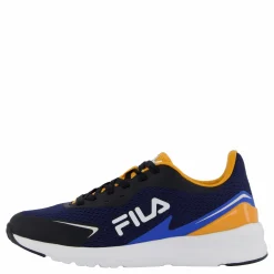 Fila Crusher Teens Black-dark Cheddar Blå Hot