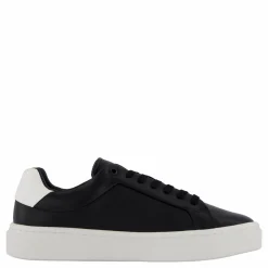 Calvin Klein Cupsole Lace Up W/ml Lth Ck Black Svart Online