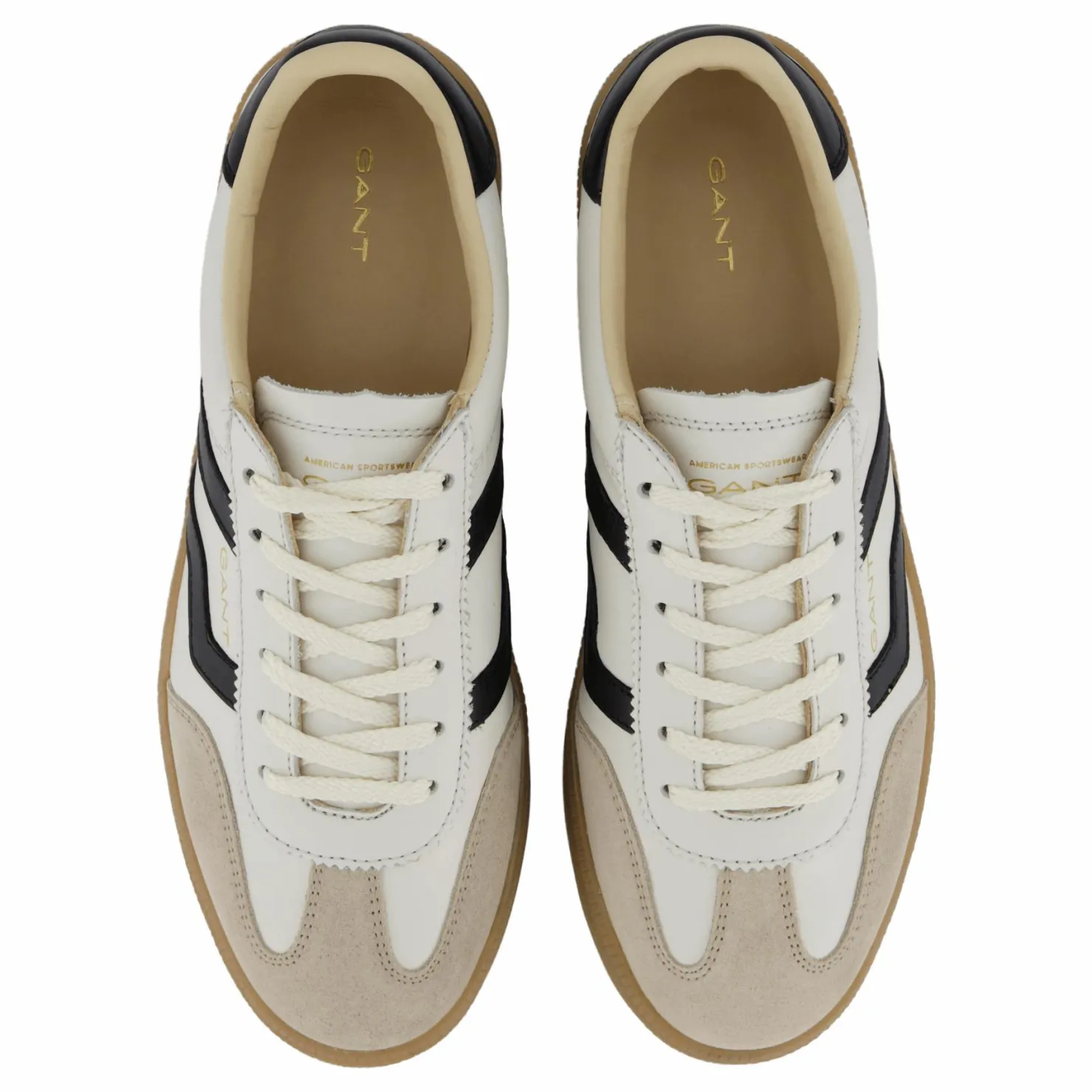 Gant Cuzima Sneaker Beige/white/black Vit New