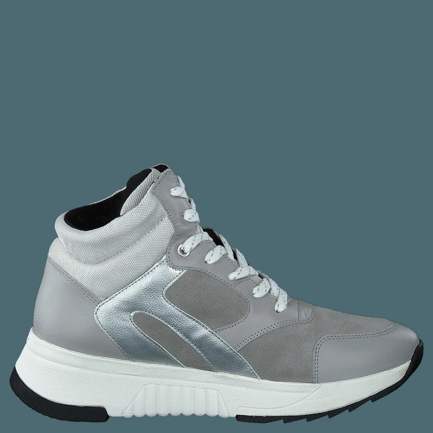 Geox D Falena B Abx B - Nappa+suede Light Grey Grå Hot