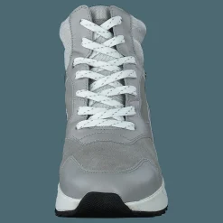 Geox D Falena B Abx B - Nappa+suede Light Grey Grå Hot