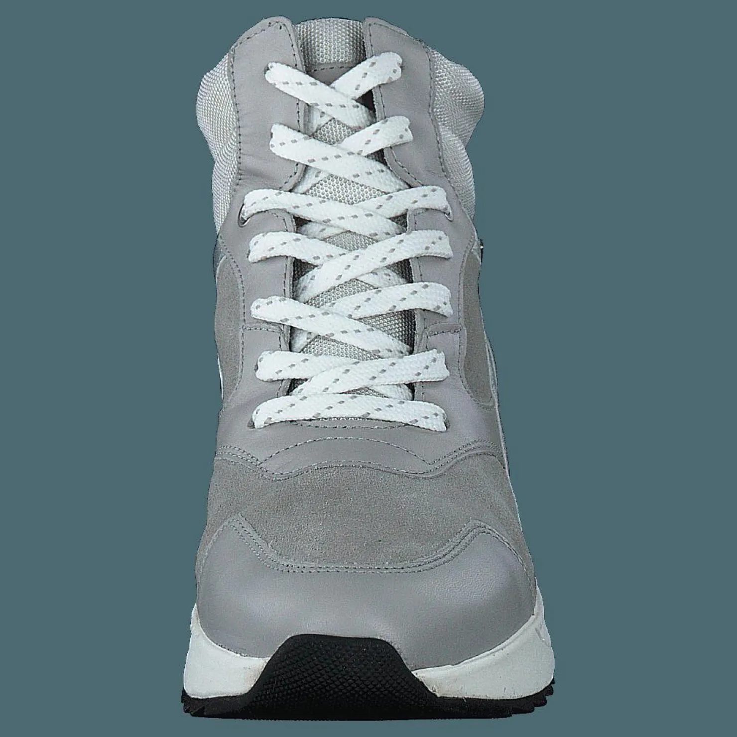 Geox D Falena B Abx B - Nappa+suede Light Grey Grå Hot