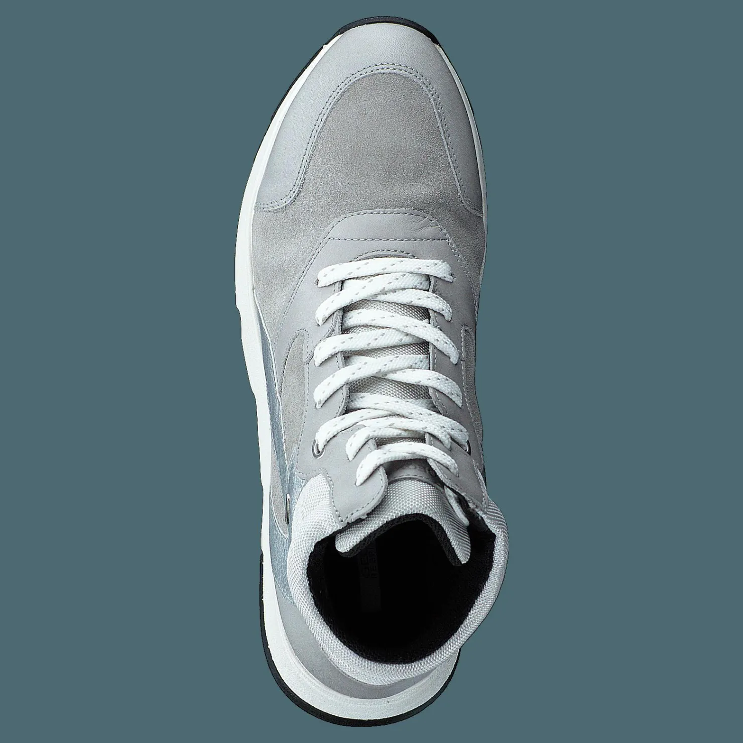 Geox D Falena B Abx B - Nappa+suede Light Grey Grå Hot