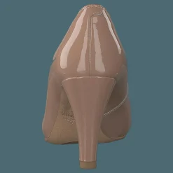 Clarks Dalia Rose Nude Patent Brun Outlet