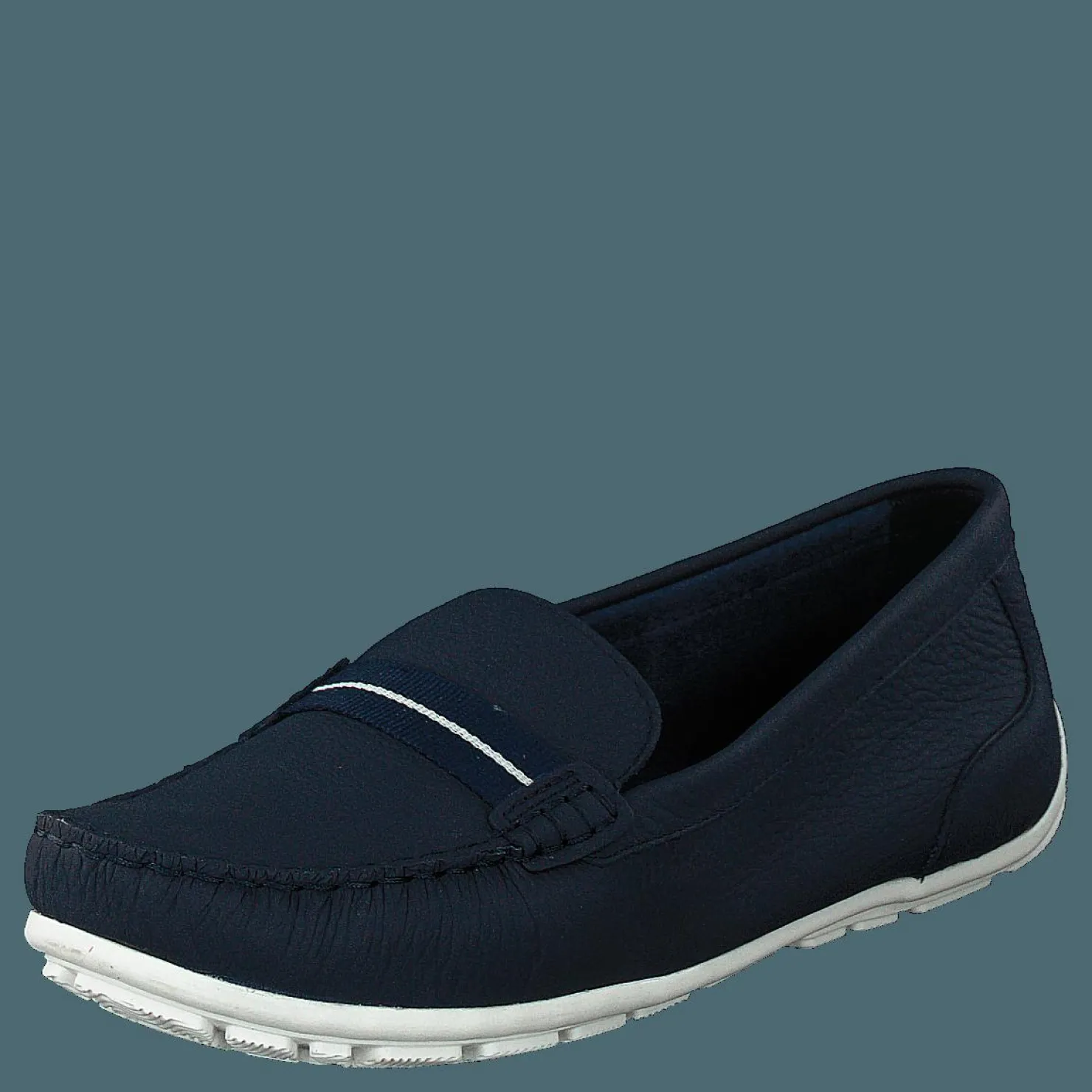 Clarks Dameo Vine Navy Leather Blå Discount