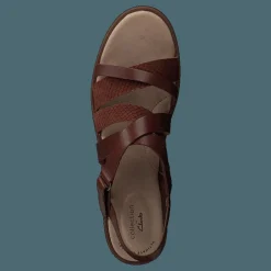 Clarks Declan Mix Mahogany Leather/nubuck Brun New