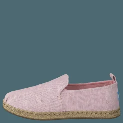 Toms Deconstructed Alpargata Rope Blossom Slub Chambray Grå och Rosa Discount