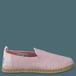 Toms Deconstructed Alpargata Rope Blossom Slub Chambray Grå och Rosa Discount