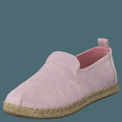 Toms Deconstructed Alpargata Rope Blossom Slub Chambray Grå och Rosa Discount