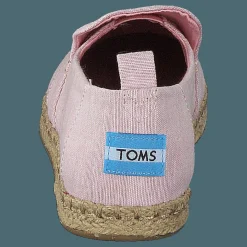 Toms Deconstructed Alpargata Rope Blossom Slub Chambray Grå och Rosa Discount