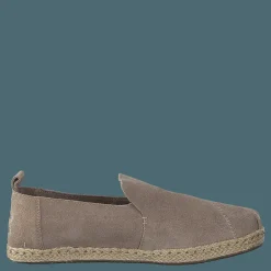 Toms Decontructed Alpergata Taupe Suede Brun New