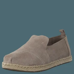 Toms Decontructed Alpergata Taupe Suede Brun New