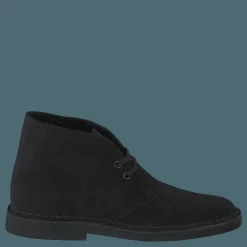 Clarks Desert Boot2 Black Suede Svart Outlet