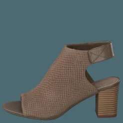 Clarks Deva Bell Oliv Interest Nubuck Brun Online
