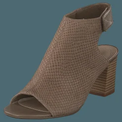 Clarks Deva Bell Oliv Interest Nubuck Brun Online