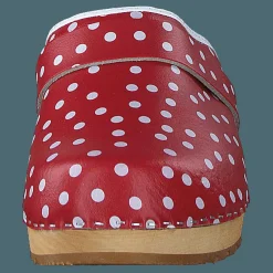 Mohedatoffeln Dotty Red Vit och Röd Online